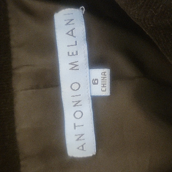 NWOT Antonio Melani Black Corduroy Blazer with Satin Bow, Women’s Blazer Size 6 - Picture 4 of 4